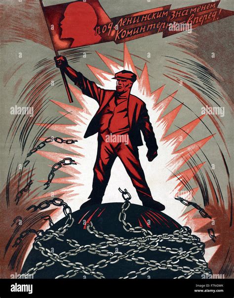 Soviet Russian Propaganda Poster 1929 Stock Photo Alamy