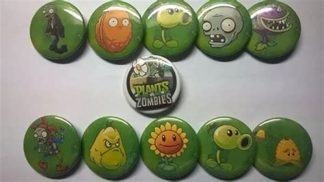 Plantas Vs Zombies Souvenirs Pines Personalizados X En Venta En