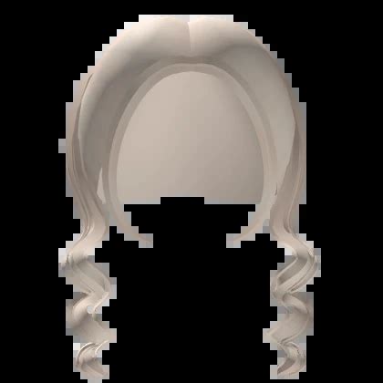 Cute Curly Pigtails Blonde Roblox Item Rolimon S