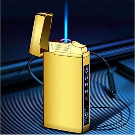 Briquet Électrique Arc Rechargeable Usb Plasma Briquet Double Usage