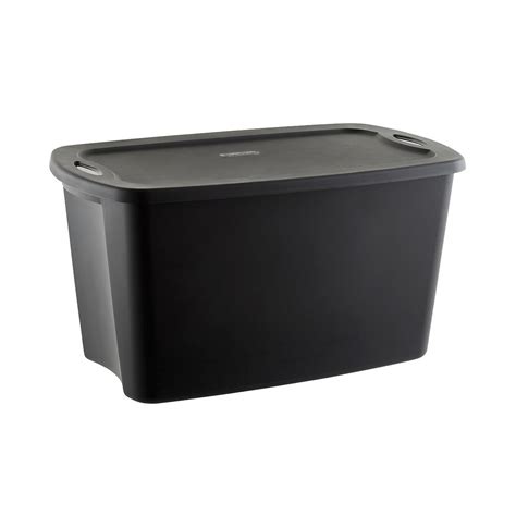 Sterilite Black Tote Boxes The Container Store