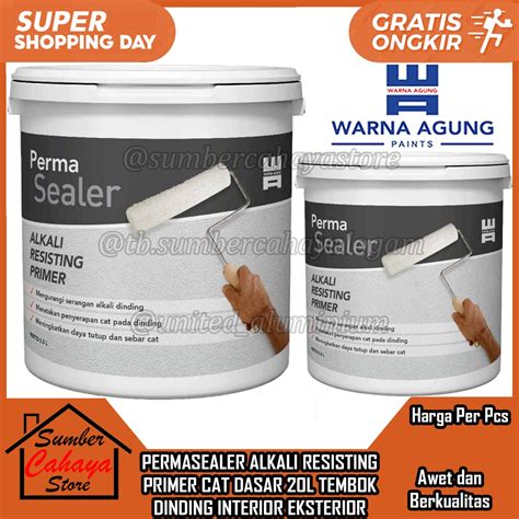 Jual CAT DASAR PERMASEALER ALKALI RESISTING PRIMER 20 LITER PERMA