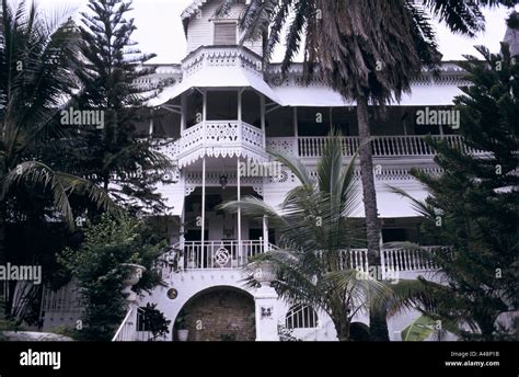 The Oloffson hotel in Port Au Prince , Haiti Stock Photo - Alamy