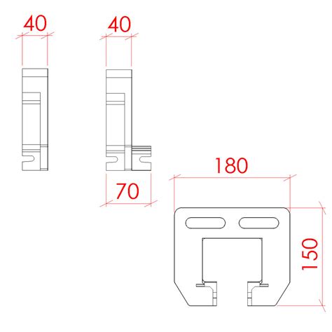 Twin Track Rail Double Hanger Complete Aes Mm Aes Food Equipment