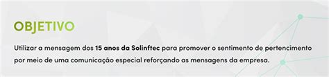 KV Solinftec 15 Anos Behance