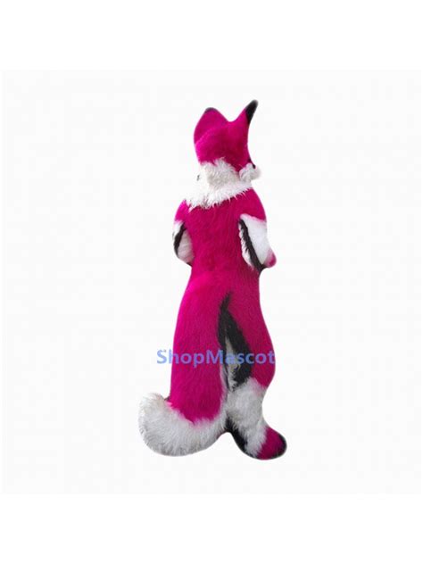 Pink Fox Mascot Costumes Free Shipping