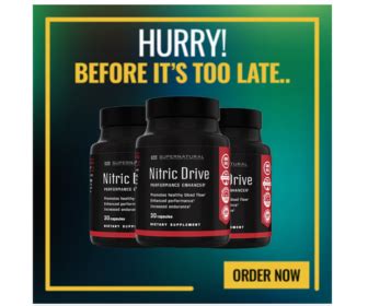 Nitric Drive Reviews - Does it Really Work? Read Before Order!