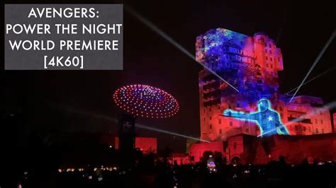 Disneyland Paris Avengers Power The Night World Premiere Drone Show K