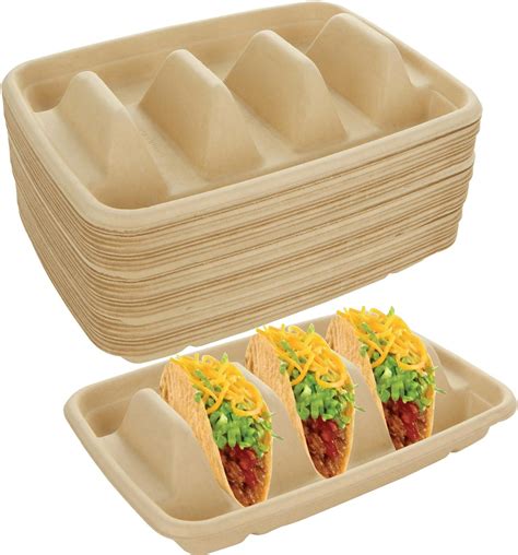 Amazon JMIATRY 100PCS Disposable Taco Holder Disposable Taco