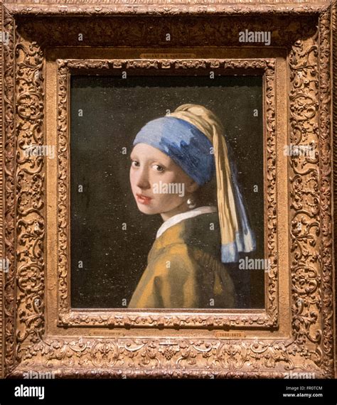 Girl With Pearl Earring Del Pintor Holandés Johannes Vermeer En