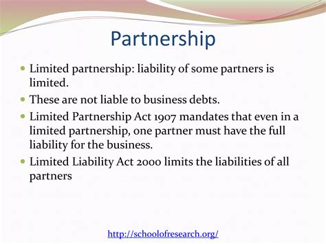Partnership vs limited company | PPT