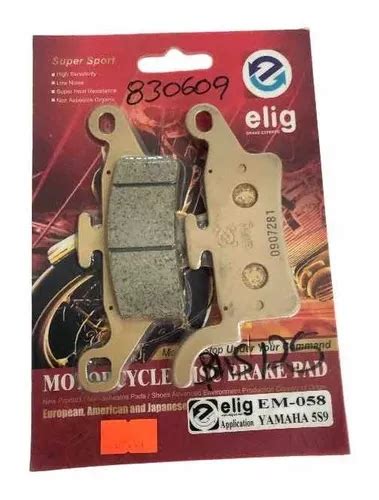 Balatas Disco De Freno Delantero Yamaha Bws 125 Marca Elig Meses Sin