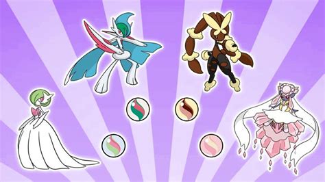 Pok Mon Sun Moon Distribui Mega Stones De Gardevoir Gallade Lopunny