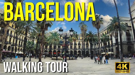 BARCELONA Spain Walking Tour 4K UHD Quality YouTube