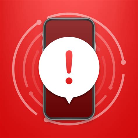 alerta mensaje móvil notificación peligro error alertas teléfono