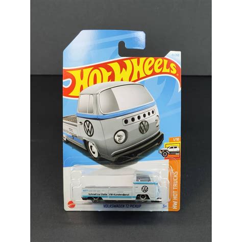 Hot Wheels Volkswagen T Pickup Light Grey Hw Hot Trucks Shopee Malaysia