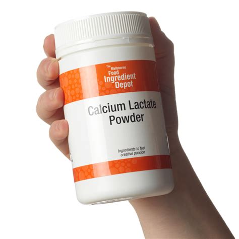 Calcium Lactate Powder E327 The Melbourne Food Depot Melbourne