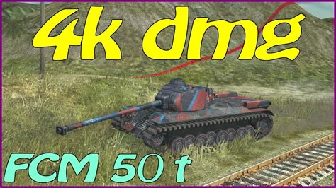 WOT Blitz FCM 50 T Twister 6 Frags 4k Dmg YouTube