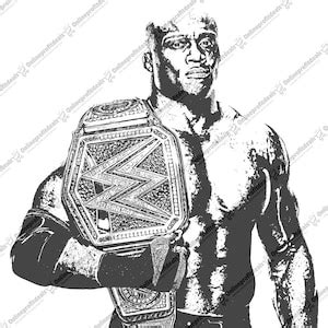 WWE Bobby Lashley, Instant Download, Digital Files, Png, Pdf, Psd, Ai ...