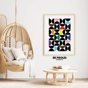 LGBTQ Art Print Pride Wall Art LGBTQIA Art Modern Minimalist Art Print