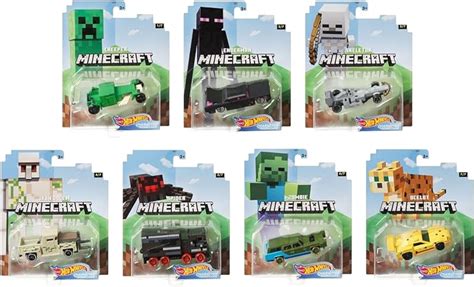 Amazon Hot Wheels Gaming Characters Cars Minecraft Complete Set Of Toys Games