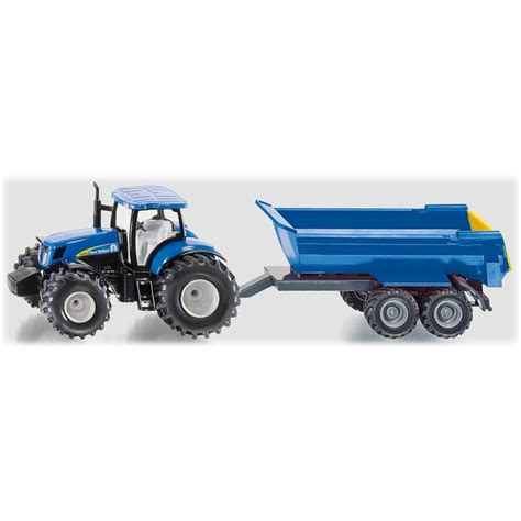 Toy Tractor Agricola Siku New Holland Trailer 1 50 434 34 En