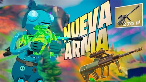 NUEVA ARMA MITICA RIFLE DE RÁFAGAS DE SLONE FORTNITE TEMPORADA 8 YouTube