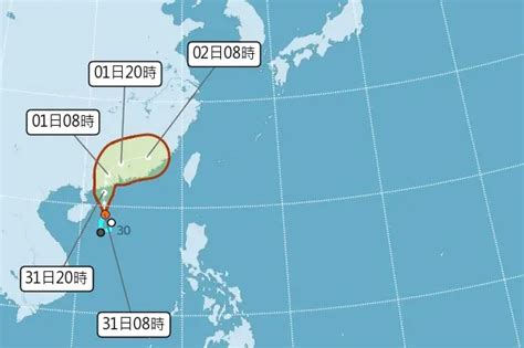 颱風馬力斯路徑突大轉彎！週日「穿越台灣上空」 西部降雨最猛烈 生活 Nownews今日新聞