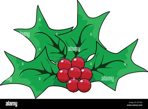 Navidad Mu Rdago Icono S Mbolo De Dise O Navidad Ilustraci N Vectorial