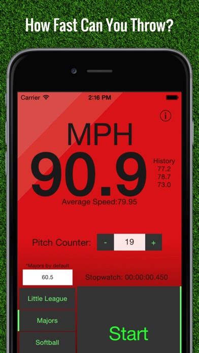 Baseball Pitch Speed - Radar Gun App Download - Android APK