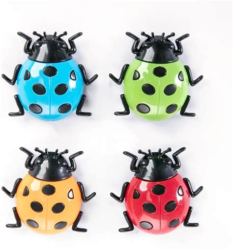 4pcs Decorative Refrigerator Magnets Cute Insect Design