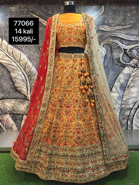 Wedding Wear Malty Silk Lehenga Choli At Rs In Surat Id