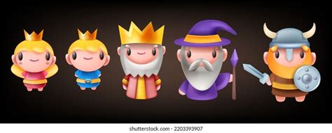 Game Rpg Cartoon Character Vector Set Stock Vector (Royalty Free ...