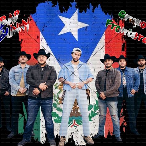 Grupo Frontera Bad Bunny Svg Etsy Espa A