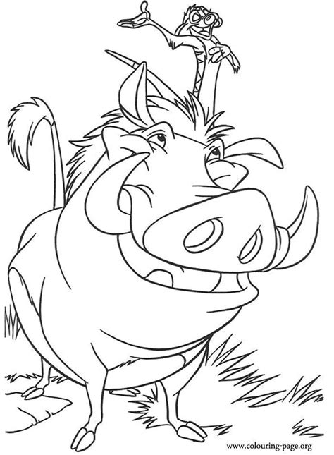 Disney Coloring Pages Hakuna Matata Coloring Home