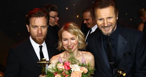 Naomi Watts Ewan Mcgregor Liam Neeson Unite At Golden Camera Awards