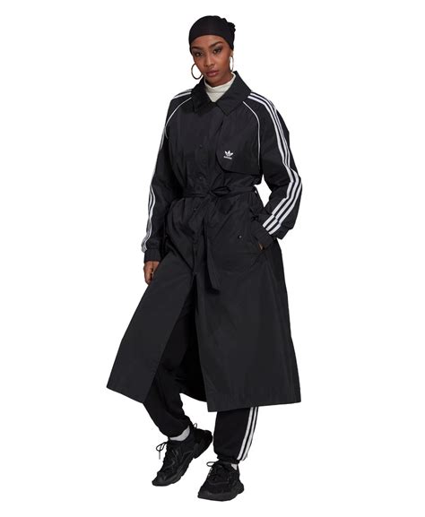 Adidas Originals Trench Coat H35630 Black