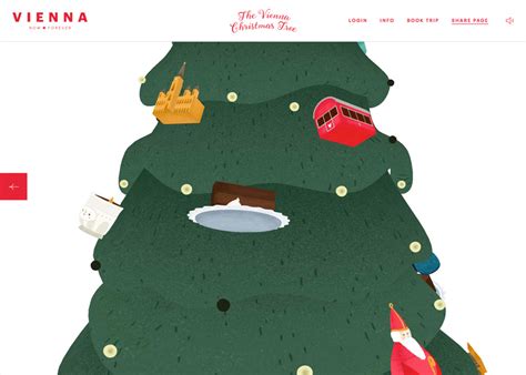 The Vienna Christmas tree - Awwwards SOTD