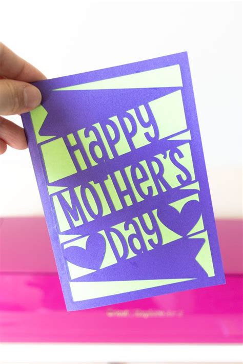 Diy Mother S Day Cards With Cricut Artofit