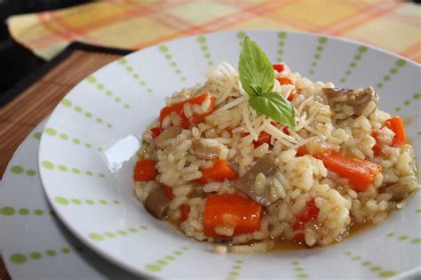 Risotto De Setas Y Verduras Con Curry Vegetariano Y Sin Lactosa