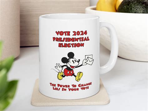 2024 Presidential Election Mug Mickey Mouse Election Mug Election Mug