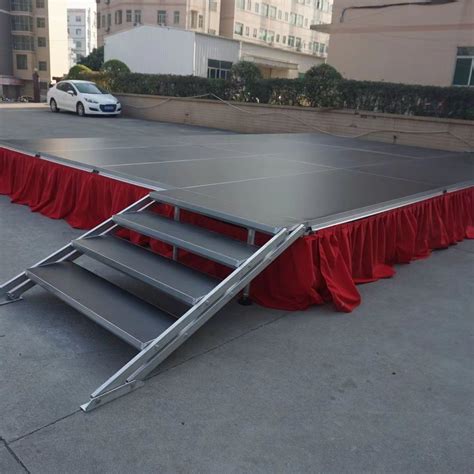 Adjustable Height Aluminum Portable Performance Stage Platform Stage