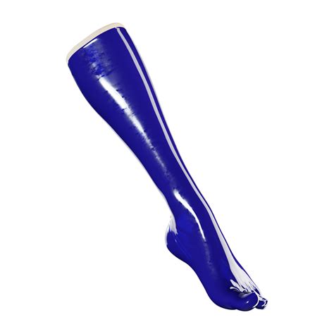 Cobalt Blue Toe Socks Knee High Uniqdsn