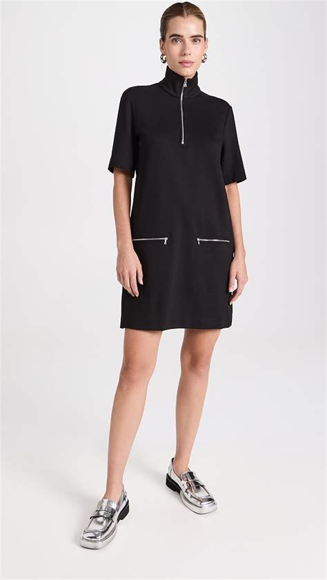 Rosetta Getty Zip Up Shift Dress Shopbop