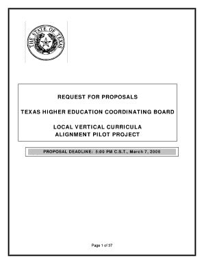 Fillable Online Request For Proposals Local Vertical Curricula