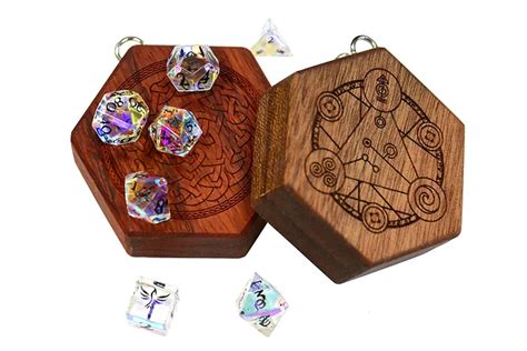 Mini Dnd Dice Keychain Box Elderwood Academy