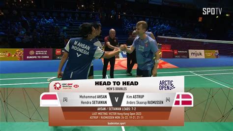 BWF MD SemifinalsAHSAN SETIA Vs ASTRUP RASMU H L CLASH OF