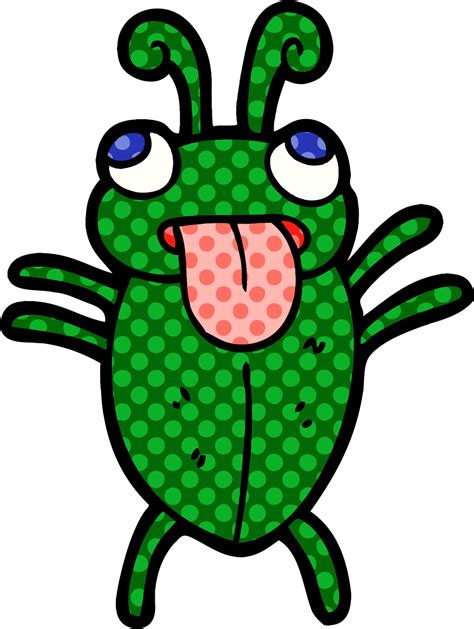 funny cartoon bug 12402351 Vector Art at Vecteezy