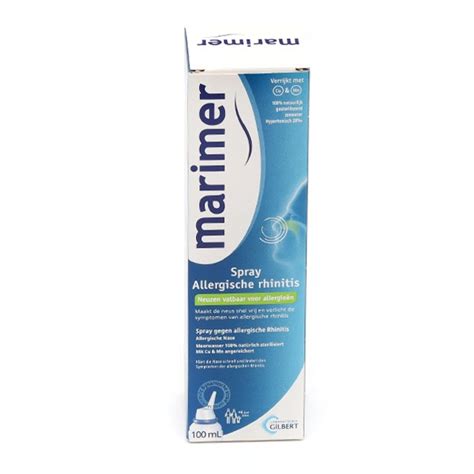 Spray Nasal Marimer Rhinite Allergique Eau De Mer Cuivre Mangan Se