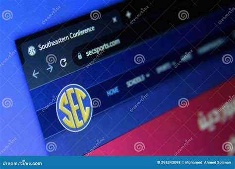 Southeastern Conference Sec Logo Editorial Stock Photo Image Of